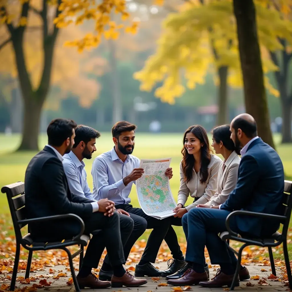 Professional business solutions illustration